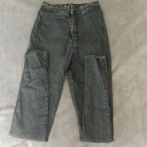 ASOS Tall Charcoal skinny high waist jeggings